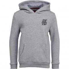 DFND London Junior Wright Hoodie Grey Marl