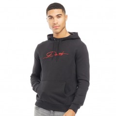 Devote London Script Hoodie Black/Red