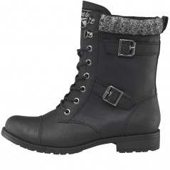 Rocket Dog Billie Lewis Lace Buckle Black