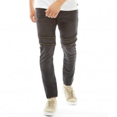 Fluid Skinny Detail Washed Black