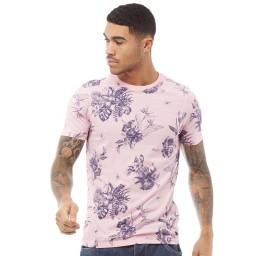 Fluid Hibiscus AOP T-Pink