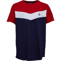 Fluid T-Red/White/Navy