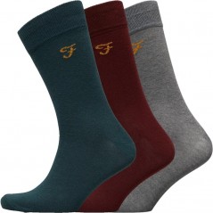 FARAH BenkCharcoal Marl/Vermillion Marl/Pine Marl