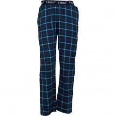 Farah Hamer Flannel Yale/White/Ocean