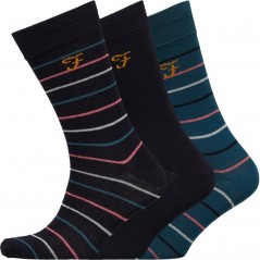 FARAH Harlow Yale/Green/Deep Pink Stripe