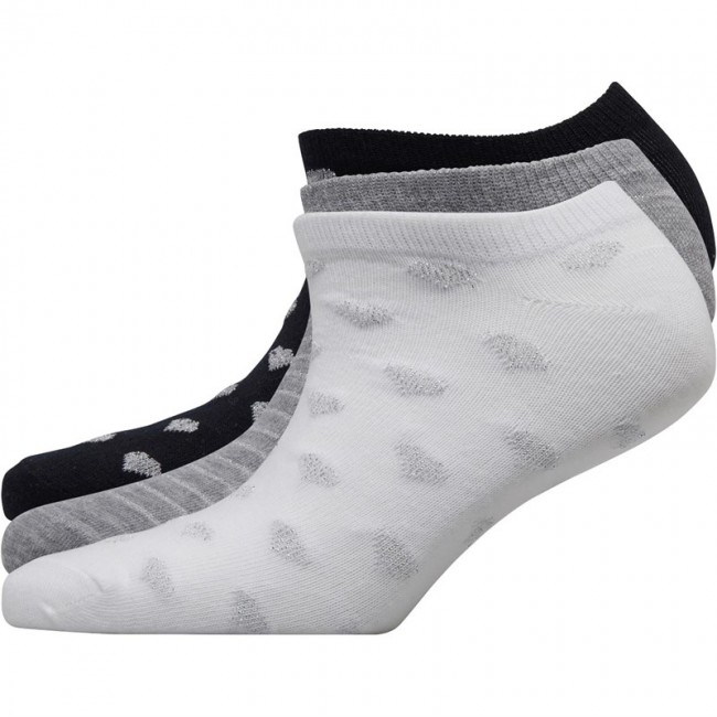 Fruitcake Printed Trainer Liner Black Heart/Grey Stripe/Star Print