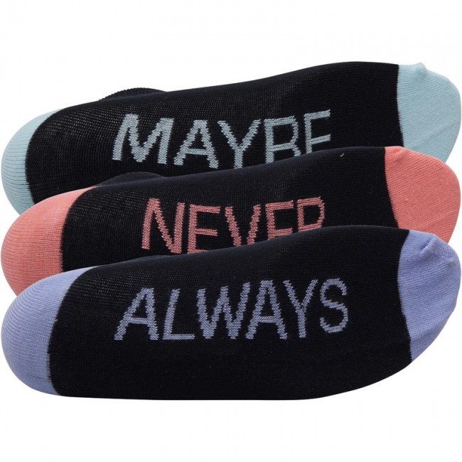 Fruitcake Contrast Heel Toe Trainer Liner Maybe/Never/Always