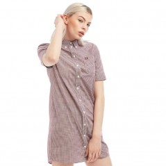 Fred Perry Classic Gingham Mahogany