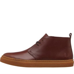 Fred Perry Hawley Mid Leather Chukka Chestnut