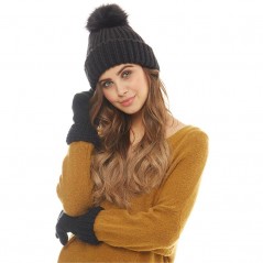Board Angels Rib Pom-Pom Black