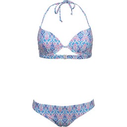 Board Angels Printed Bikini White/Multi