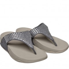 FitFlop Glitzie Toe Post Dove Blue