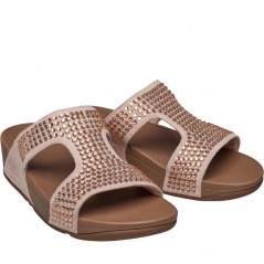 FitFlop Glitzie Slide Nude
