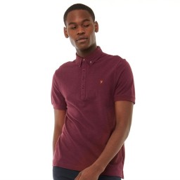Farah Vintage Merriweather Polo Farah Red Marl
