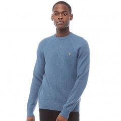 Farah Vintage Rotterdam Sea Blue Marl