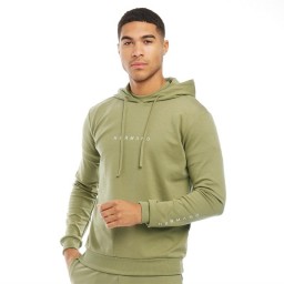 HERMANO Arm Hoodie Olive