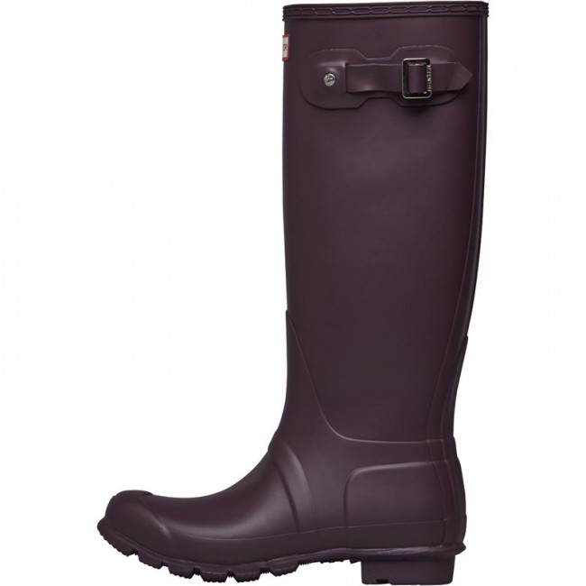 Hunter Original Classic Tall Matt Black Grape