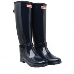 Hunter Refined Adjustable Strap Tall Gloss Navy