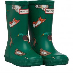 Hunter Original Kids First Classic Highland Highland Animal Print