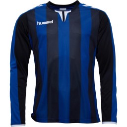 Hummel Striped Match Jersey II Black/True Blue
