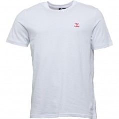 Hummel Off Field Small T-White/Ribbon Red