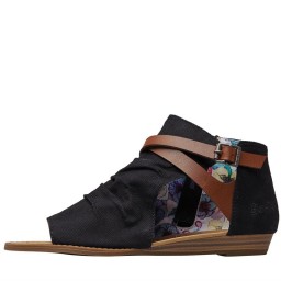 Blowfish Bess Black Gaucho Canvas/Pisa