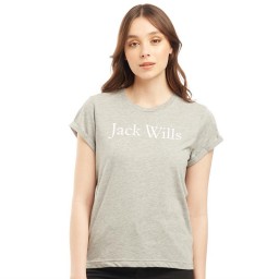 Jack Wills Forstal Boyfriend T-Grey Marl