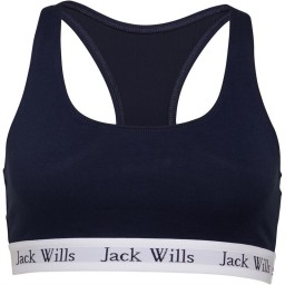 Jack Wills Dibsdall Heritage Crop Bralette JW Navy