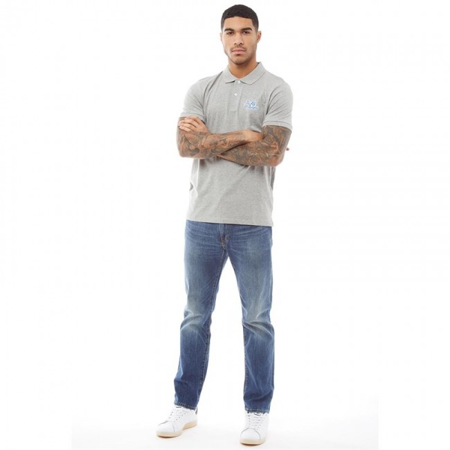 JACK AND JONES Originals Five Polo Light Grey Melange