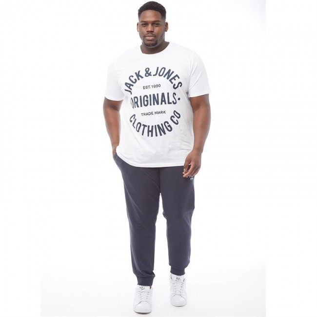 JACK AND JONES Plus Size Clements T-White