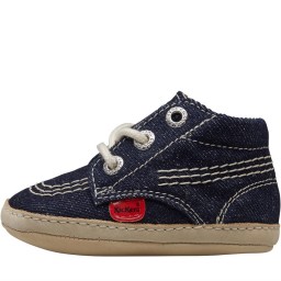 Kickers Baby 1st Kicks Text Dark Blue