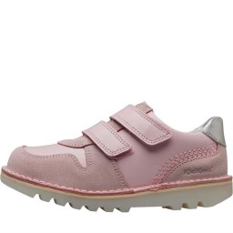 Kickers Kick Glow Velcro Chalk Pink/White