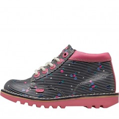 Kickers Kick Hi Joules Lace Navy/Pink