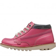 Kickers Kick Hi Joules Lace Pink/Cream