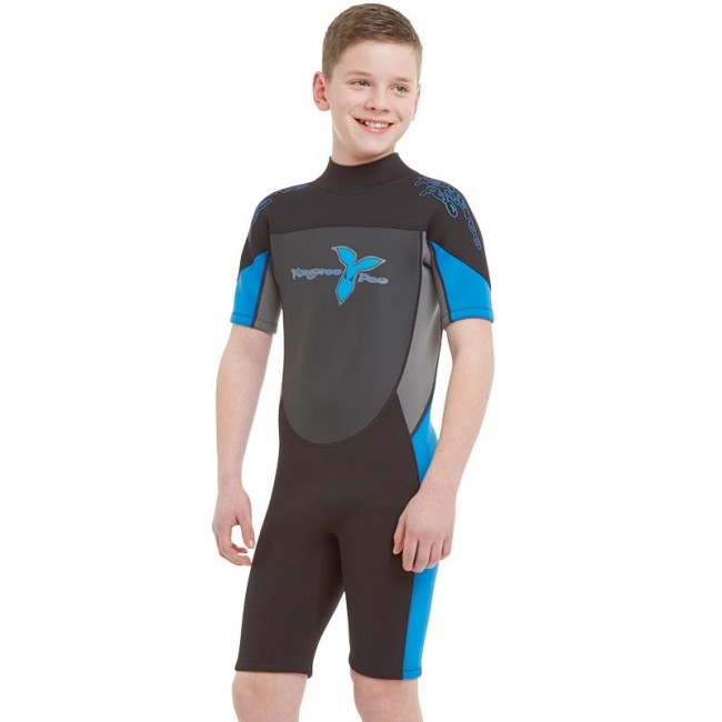 Kangaroo Poo Shortie WetBlue/Black/Grey