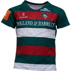 Kukri Leicester Tigers Home Jersey Green/Red/White