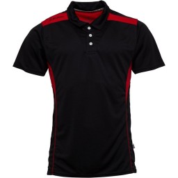 Kukri Performance Polo Black/Red
