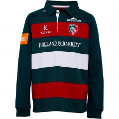 Kukri Junior Leicester Tigers Home Classic Jersey Green/Red/White