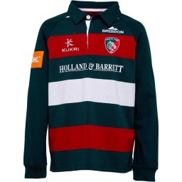 Kukri Junior Leicester Tigers Home Classic Jersey Green/Red/White