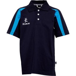 Kukri Premium Classic Polo Navy/Cyan