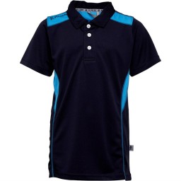 Kukri Premium Classic Polo Navy/Cyan