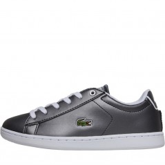 Lacoste Kids Carnaby Evo Gunmetal/White