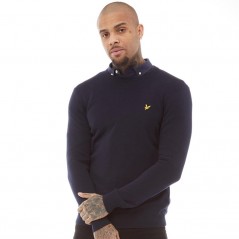 Lyle And Scott Vintage Merino Navy