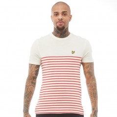 Lyle And Scott Vintage Breton StT-Tomato Red