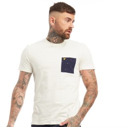 Lyle And Scott Vintage Micro Pocket T-SeaWhite