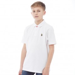 Junior Luke Williams Polo White