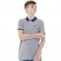 Lyle And Scott Junior Fine StPolo Navy