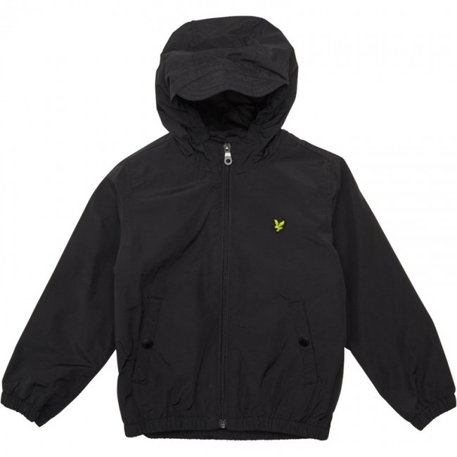 Lyle And Scott Windcheater Hoodie True Black