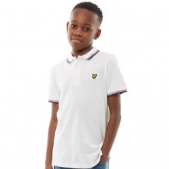 Lyle And Scott Junior Plain Polo Bright White