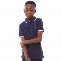 Lyle And Scott Junior Plain Polo Navy